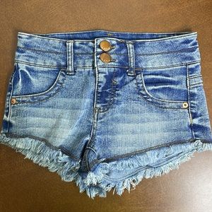 350 - Juniors Jean Shorts High Waisted - No Boundaries